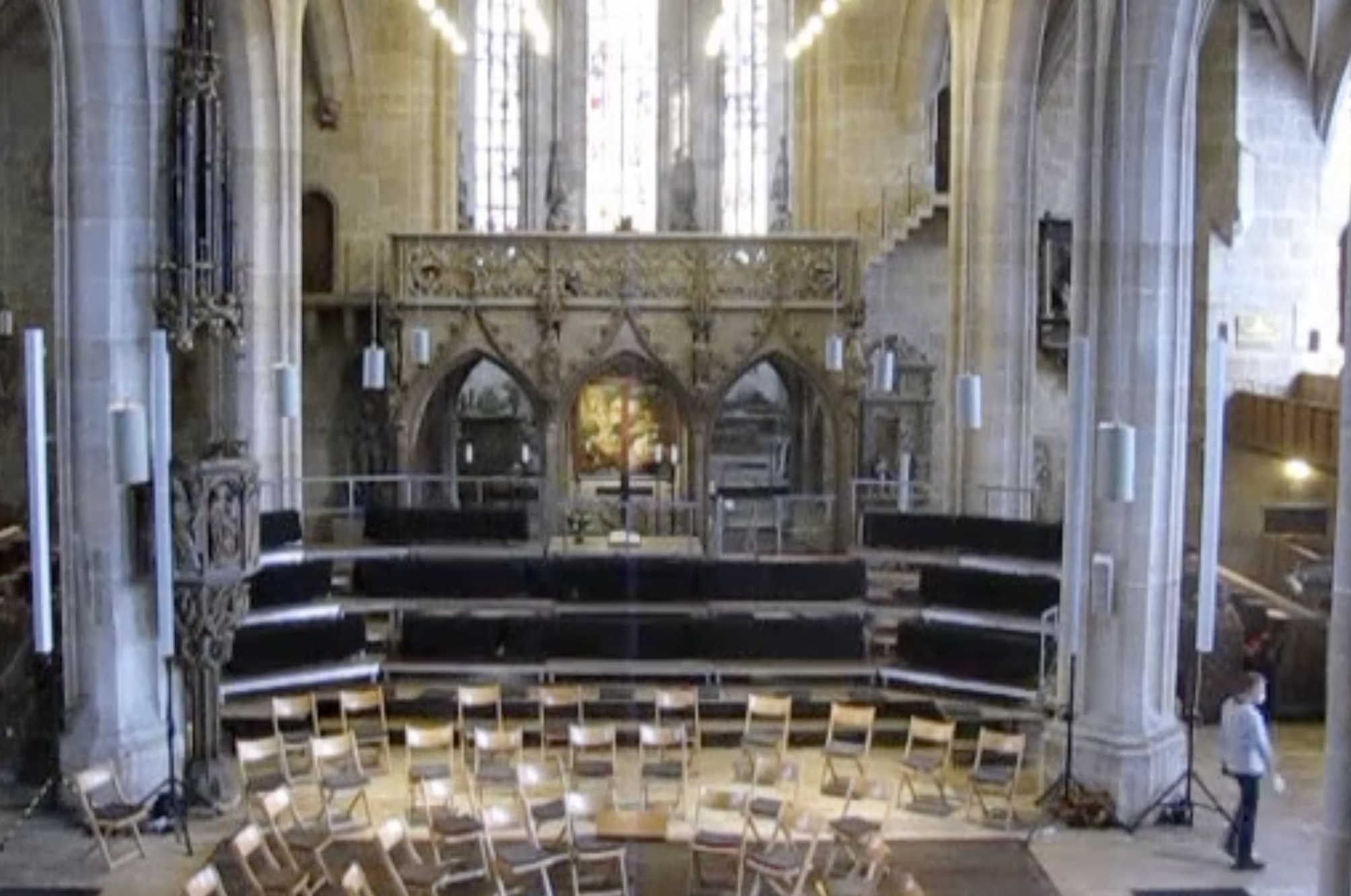 Timelapse Podestaufbau